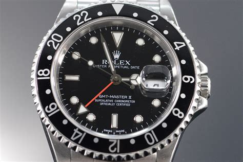 Rolex Black Face Stainless GMT Master II Watch Watch - Men's | Property ...