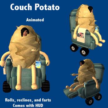 Second Life Marketplace - Couch Potato Unisex Costume Weirdiculous Costumes