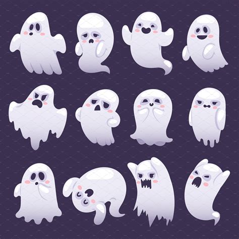 Ghost character vector characters | Design de personnages ...