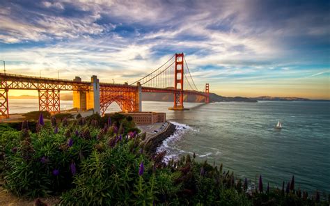 Golden Gate Bridge Sunset Wallpapers - Top Free Golden Gate Bridge ...