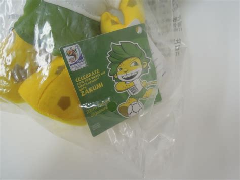 Official South Africa World Cup 2010 Mascot 'Zakumi' Soft Plush Toy New Unopened | eBay