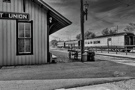 Old Time Train Station Photograph by David Quillman | Fine Art America