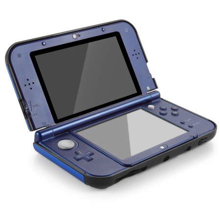 New 3DS XL Case (Navy Blue) - Plastic + Aluminium Full Body Protective ...