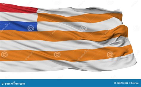 Orange Free State Flag, Isolated on White Stock Illustration ...