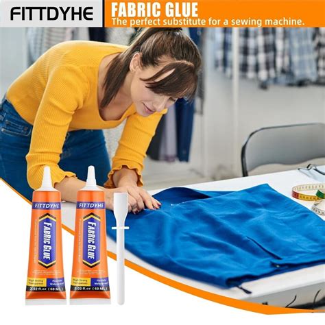 Fabric Glue Mighty Mend it Fabric Glue Permanent Clear Washable ...