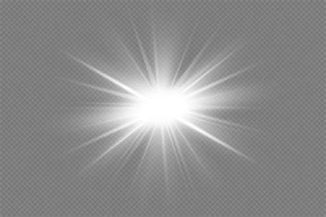 Glow isolated white light effect, lens flare - Stock Image - Everypixel