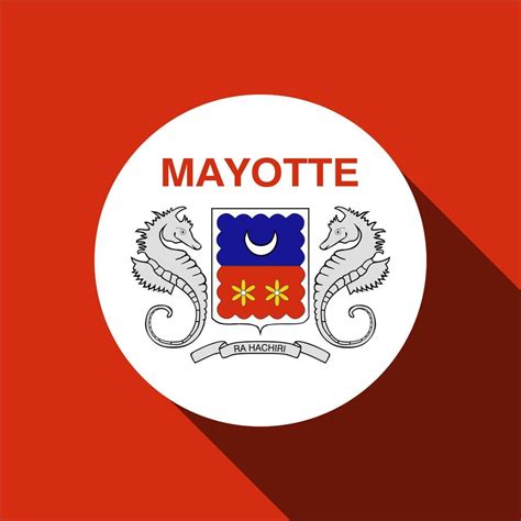 Country Mayotte. Mayotte flag. Vector illustration. 9760858 Vector Art ...