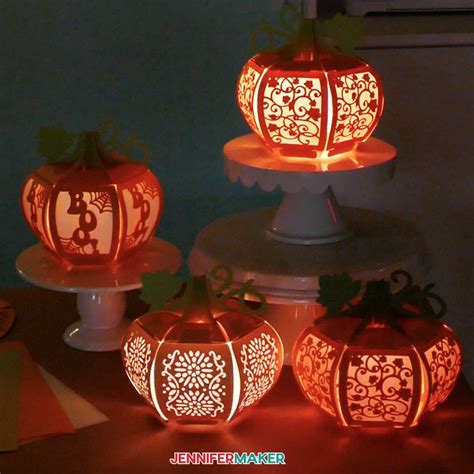 3D Pumpkin Lantern for Halloween - With Only Paper! - Jennifer Maker