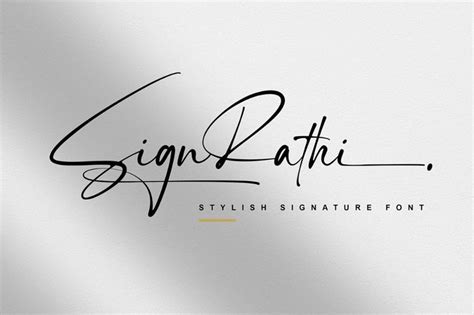 SignRathi Stylish Signature Font | Best script fonts, Signature fonts ...