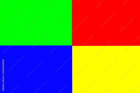 background of four colored squares: red, yellow, green, blue Stock Photo | Adobe Stock