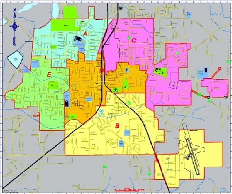 City of Bastrop, Louisiana | Council District Map