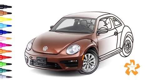 Volkswagen Beetle Coloring Pages