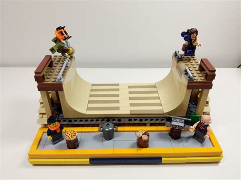 LEGO Skateboarding Vert Ramp and Street Skating MOC, and Exploring ...