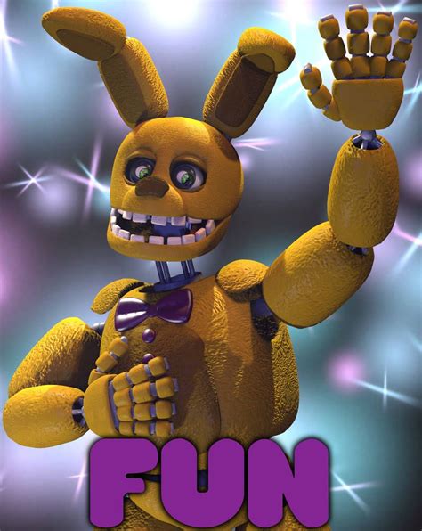 Spring Bonnie Poster by Lord-Kaine | Anime fnaf, Fnaf funny, Fnaf freddy