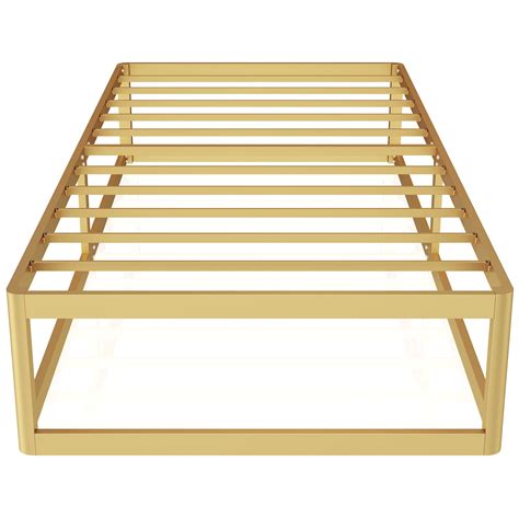 Twin Bed Frame,14" Twin Platform Bed Frame,Heavy Duty Steel Slat ...