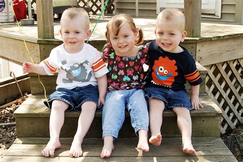 Triplets Plus One | Triplets, Triplets 2 boys 1 girl, Triplet boys