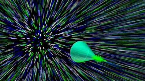 Light's Mach-cone, its 'sonic boom' equivalent, filmed for the first time