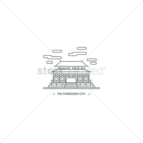 Forbidden City Sketch at PaintingValley.com | Explore collection of ...