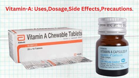 Vitamin-A: Uses,Dosage,Side Effects,Precautions. - ak pharmacist - Medium