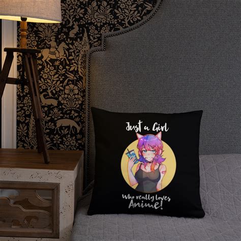 Anime Pillow Decor Pillow Anime Girl Anime Lover - Etsy