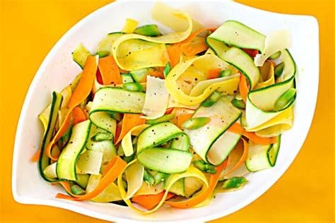 Summer Vegetable "Ribbon" Salad | Gimme Some Oven