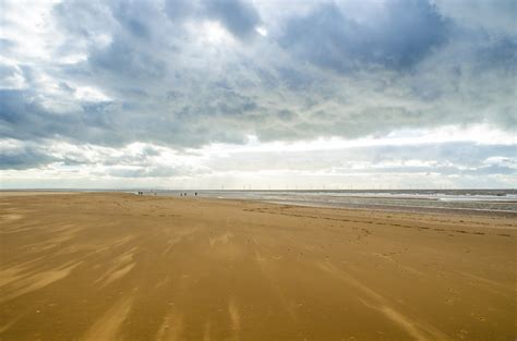 Beach And Cloudy Sky Free Stock Photo - Public Domain Pictures