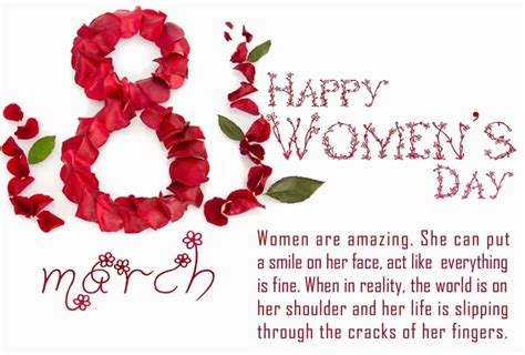 Top 60 Happy Women's Day Wishes | WishesGreeting | International women's day wishes ...