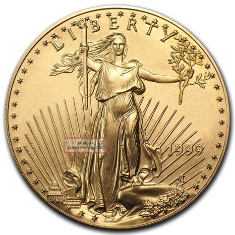 1999 1 Oz Gold American Eagle Coin