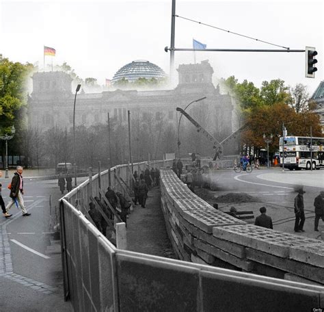 Berlin Wall 25th Anniversary: 25 Stunning Images Show City Before And After | HuffPost UK