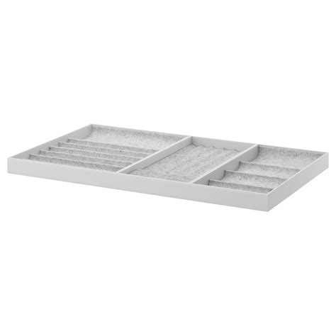 KOMPLEMENT insert for pull-out tray, light gray, 393/8x227/8" - IKEA