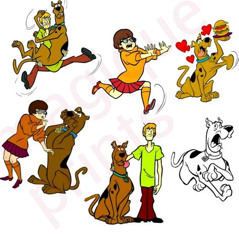 scooby doo stickers scooby doo clipart cartoon stickers