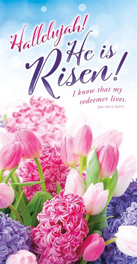 "Hallelujah! He Is Risen" Easter Offering Envelope (100) | Church Partner