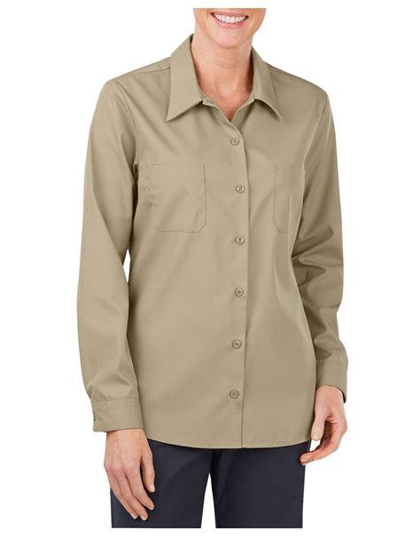 Dickies Women's Industrial Long Sleeve Work Shirt - Siegel's Uniform