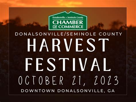 2023 Harvest Festival – Donalsonville-Seminole County Chamber of Commerce