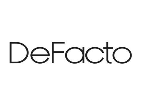 De Facto Wordmark Logo PNG vector in SVG, PDF, AI, CDR format