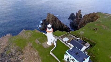 Arranmore Lighthouse From Above • Donegal Cottages