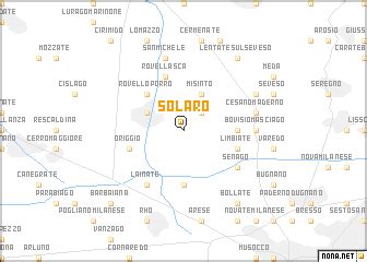 Solaro (Italy) map - nona.net