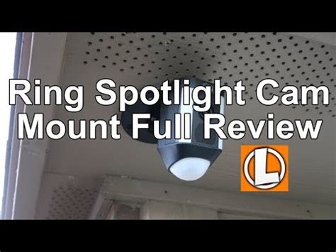 Ring Spotlight Cam Mount Review - Unboxing, Setup, Installation, Settings, Video Footage - YouTube