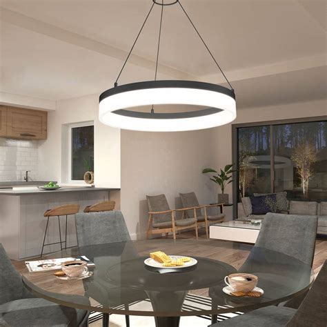 Optical Integrated LED Pendant Light 3CCT Black | Artika | Artika