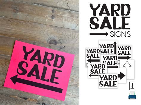 Printable Yard Sale Signs Yard Sale Signs You Can Print at Home ...