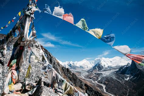 Buddhist prayer flags Stock Photo | Adobe Stock