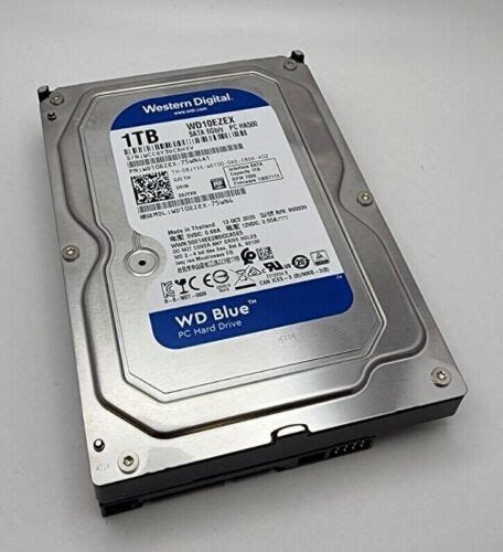 NEW Western Digital Blue WD10EZEX-75WN4A1 3.5in 1TB 7200 RPM SATA 6 Gb ...