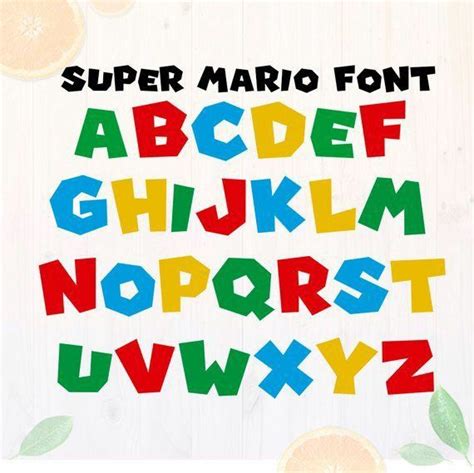 Pin en abecedario super Mario bros | Letras de mario bros, Cumple de mario bros, Decoracion de ...