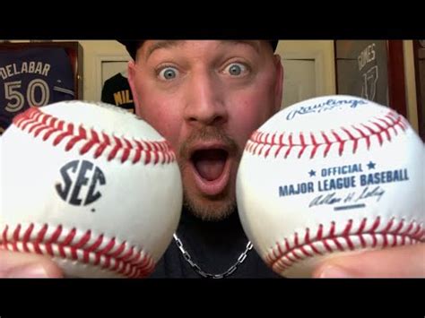 MLB BASEBALLS SUCK! - Baseballs from every level! (MLB, MiLB, D1, JUCO ...