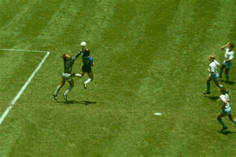 Why Diego Maradona's "Hand of God" goal from 1986 is unforgettable ...