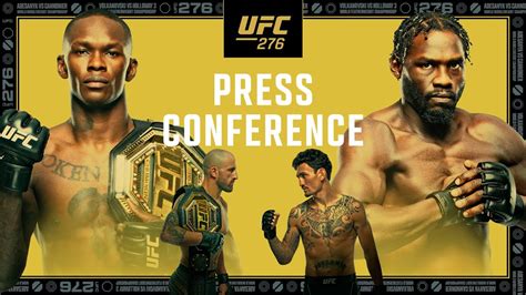 UFC 276 pre-fight press conference – LIVE! – Fighters Only