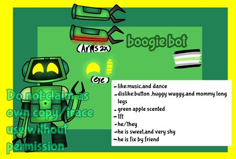 My Au boogie bot | Poppy Playtime Amino