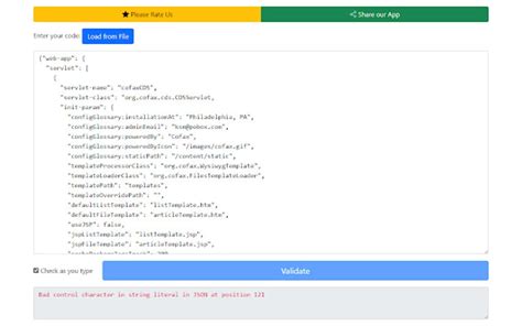 JSON Validator for Google Chrome - Extension Download