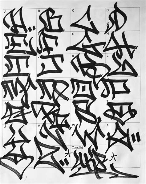 Easy graffiti letters - faslearn