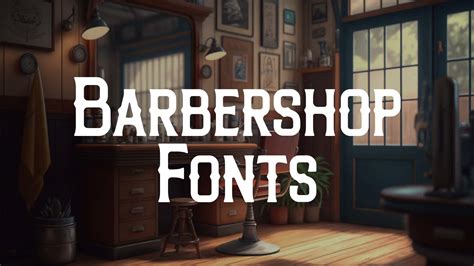 barber shop font free | HipFonts